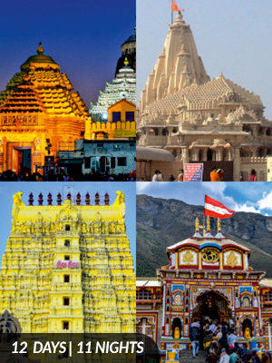 Char Dham Yatra – Pilgrimage to Badrinath, Dwarka, Puri, and Rameswaram with JSBT Holidays