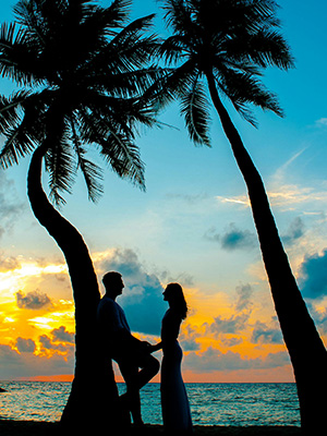 Romantic honeymoon couple enjoying a scenic getaway – JSBT Holidays